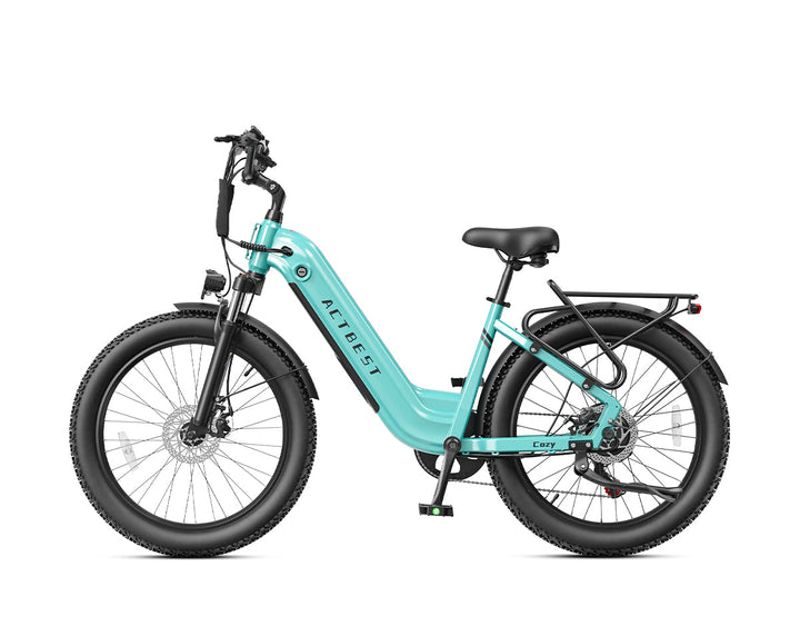 Actbest Cozy commuter electric bike - Mint Green
