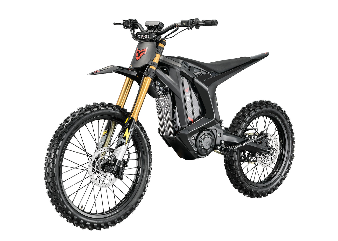 Arctic Leopard XE Pro S Enduro electric dirt bike - studio view