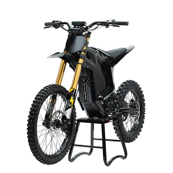Arctic Leopard XE Pro S electric dirt bike - studio side view